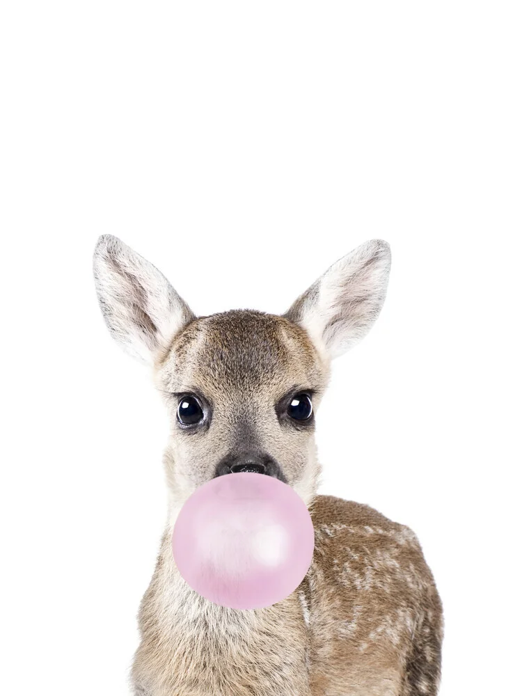 Bubble Gum Deer - Fineart-fotografie door Kathrin Pienaar
