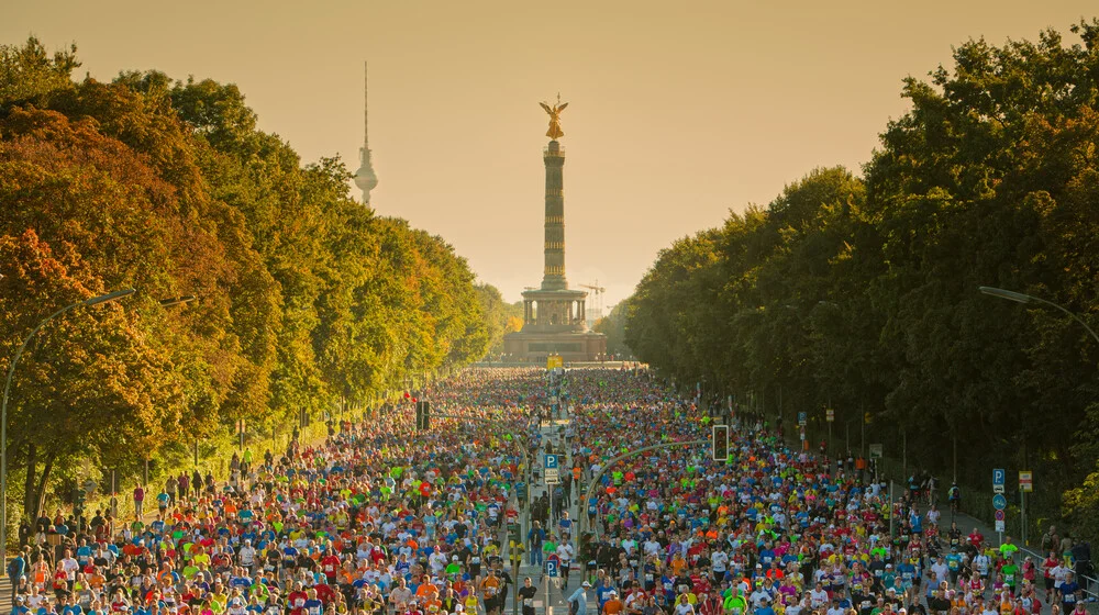 Marathon van Berlijn - Fineart fotografie door Matthias Makarinus
