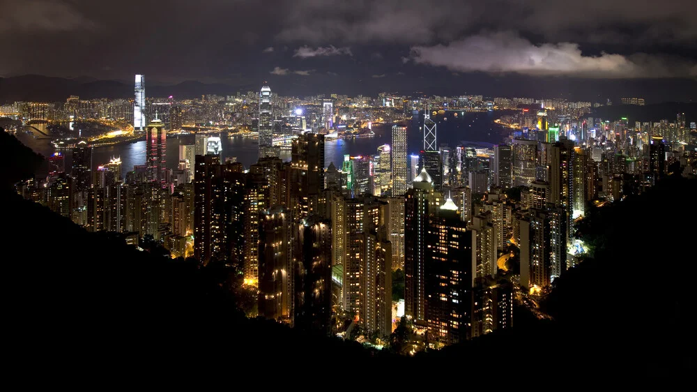 Victorias Peak Hong Kong - fotokunst van Matthias Reichardt