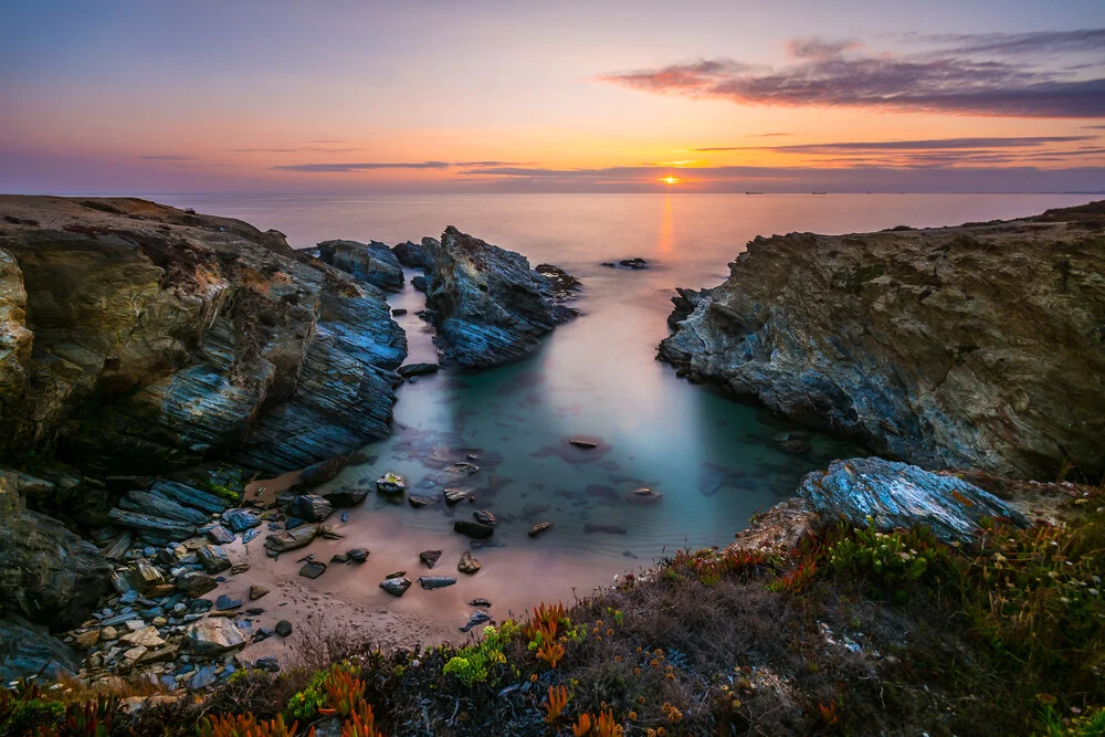 Portugal - Algarve zonsondergang - Fineart fotografie door Jean Claude Castor