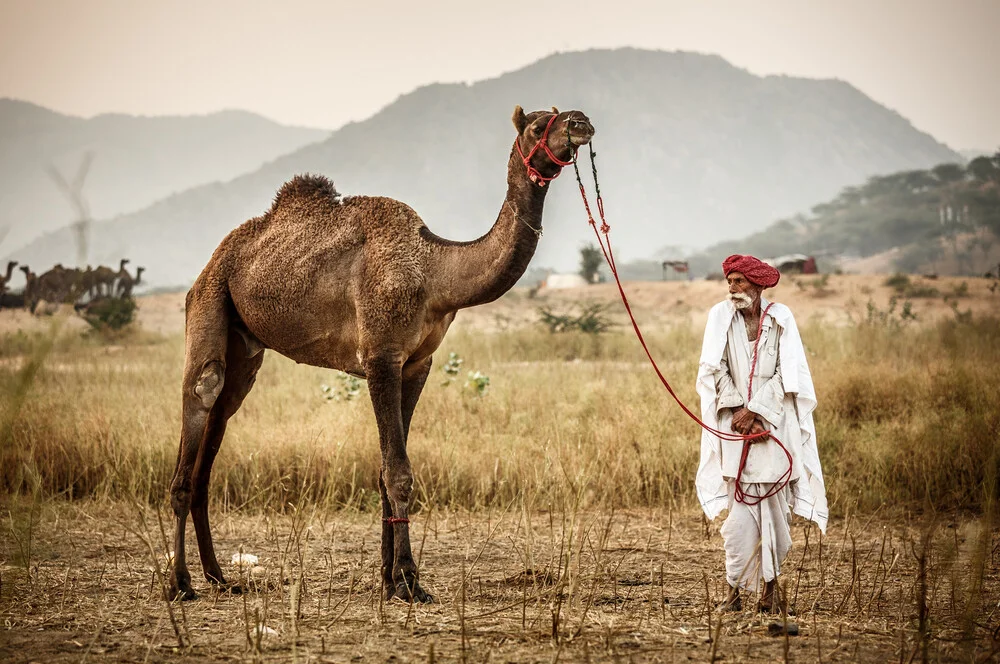 Op de Camel Fair - Fineart fotografie door Jens Benninghofen