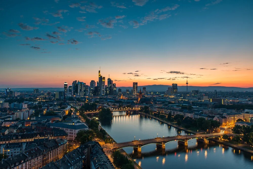 Frankfurt Skyline - Fineart fotografie door Robin Oelschlegel