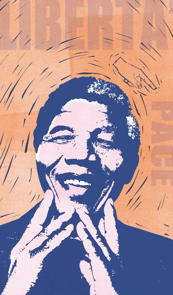 Nelson Mandela - Fineart fotografie door Amalia Caratozzolo