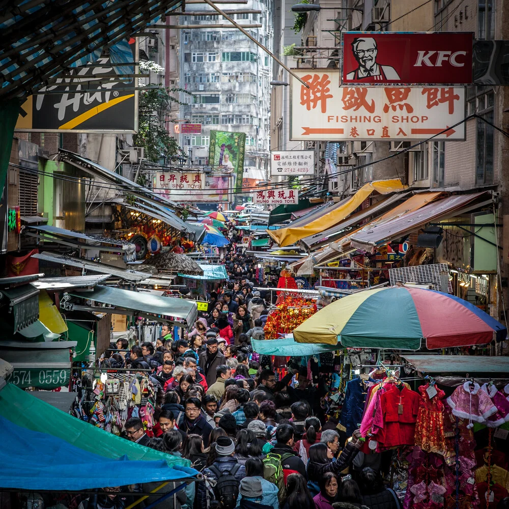 Hongkong-Markt - Fineart fotografie door Sebastian Rost