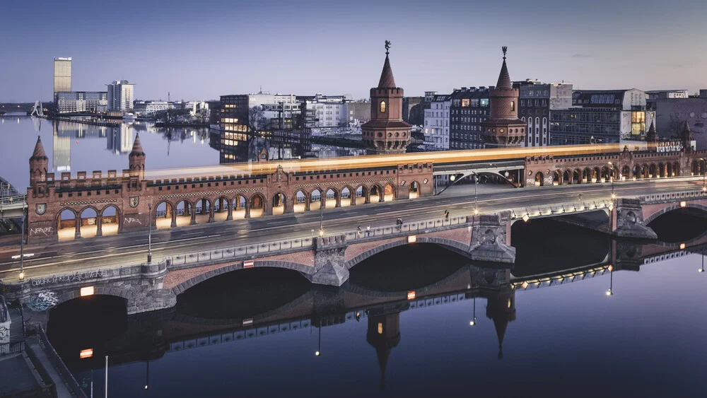 Oberbaumbrücke Berlijn - fotokunst von Ronny Behnert