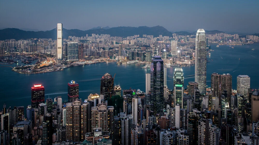 De Horizon van Hongkong - Fineart-fotografie door Sebastian Rost