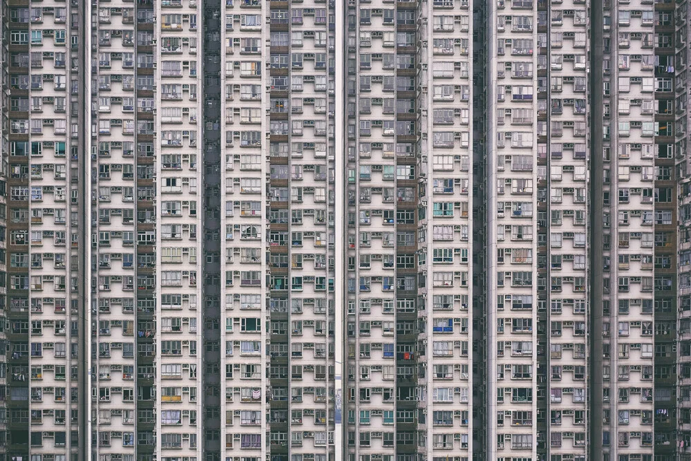 Großstadtdschungel Hong Kong - fotokunst van Jürgen Wolf