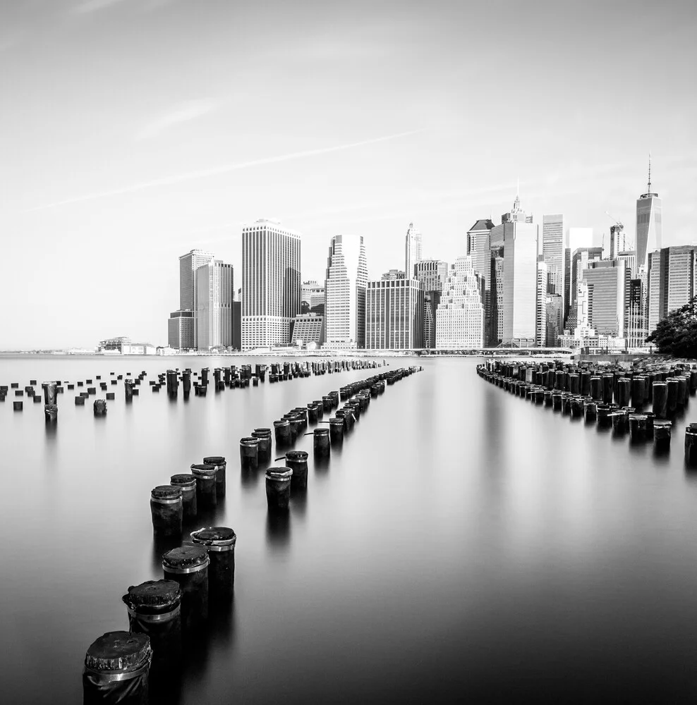 MANHATTAN SKYLINE - NYC - fotokunst van Christian Janik