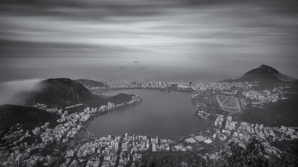Ipanema Leblon Laguna Panorama Rio de Janeiro - fotokunst van Dennis Wehrmann