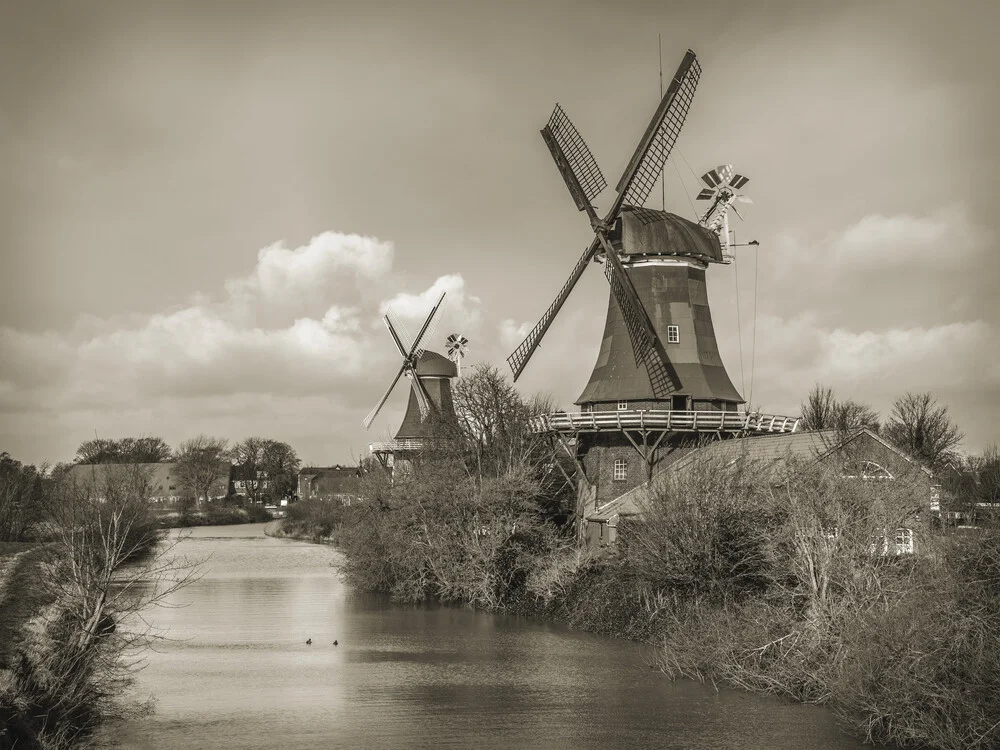 Twin Windmill - Fineart fotografie door Jörg Faißt