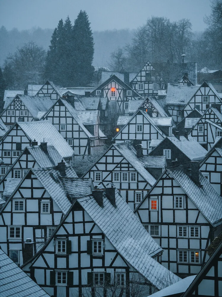 Freudenberg - een winter wonderland III - Fineart fotografie door André Alexander