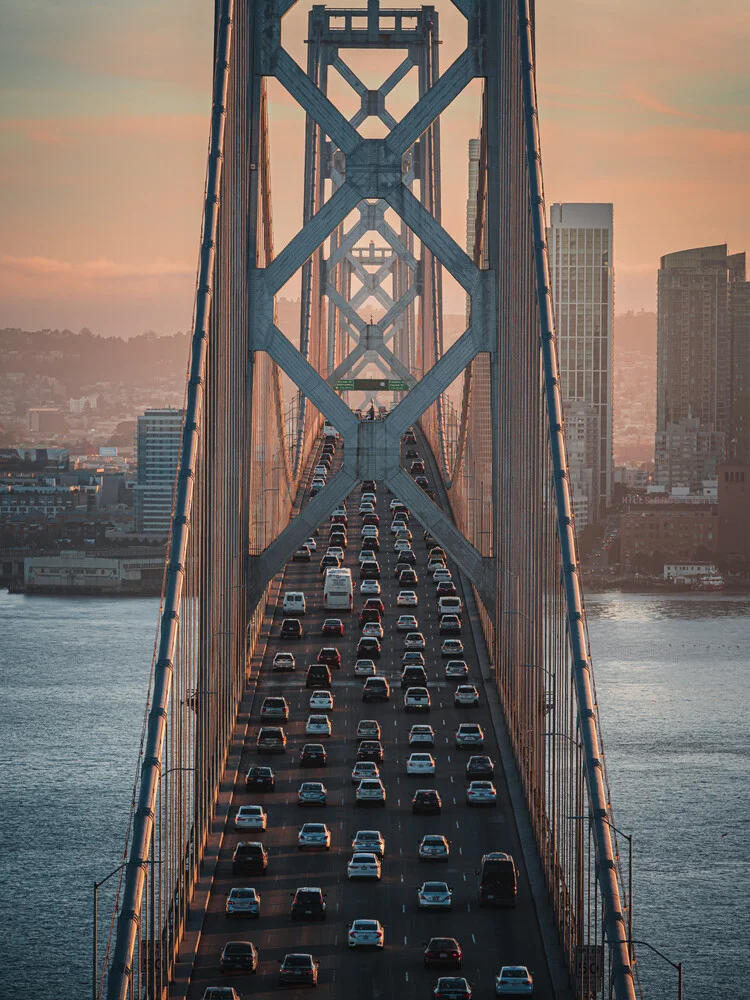 SF Bay Bridge - fotokunst van Dimitri Luft