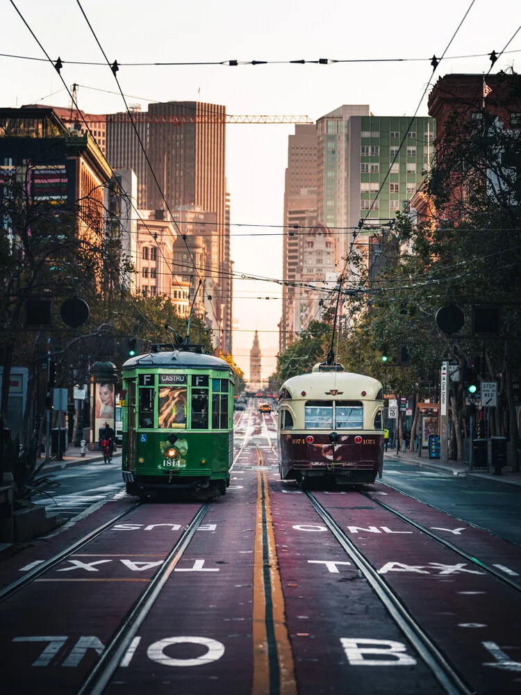 SF tram - fotokunst van Dimitri Luft