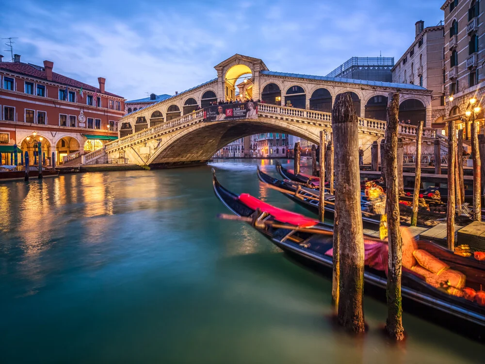 Rialtobrug in Venetië - Fineart fotografie door Jan Becke