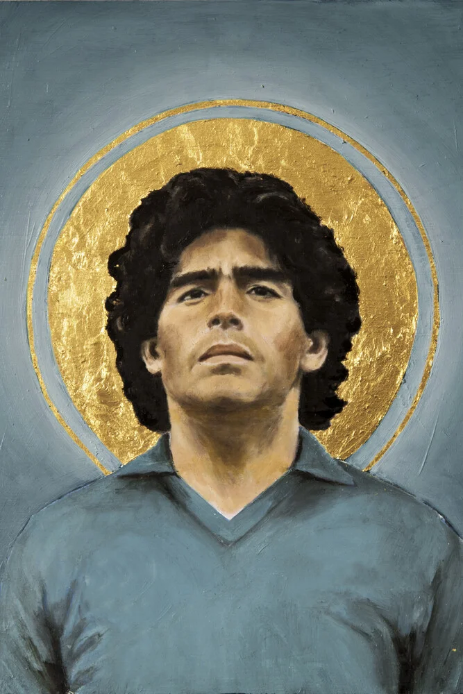 Diego Maradona - Fineart fotografie door David Diehl
