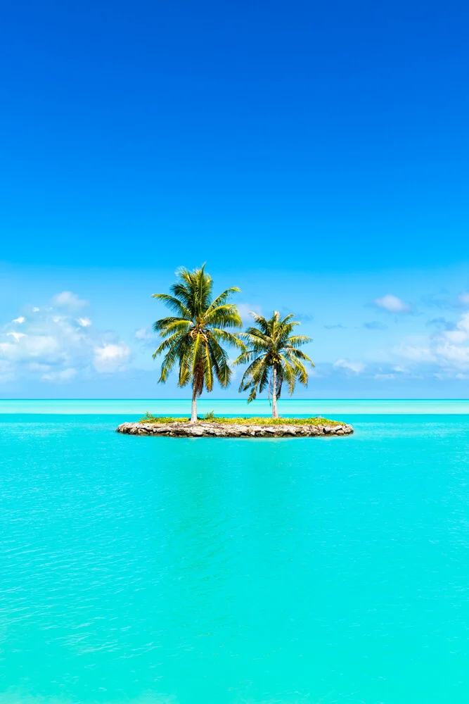 Tropisch eiland in de Zuidzee - Fineart fotografie door Jan Becke