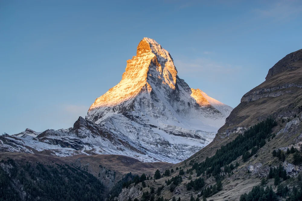De Matterhorn in Zwitserland - Fineart fotografie door Jan Becke