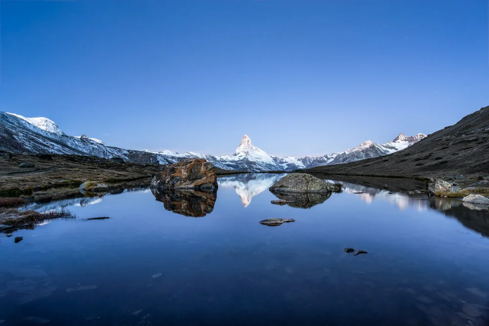 De Matterhorn in de winter - Fineart fotografie door Jan Becke