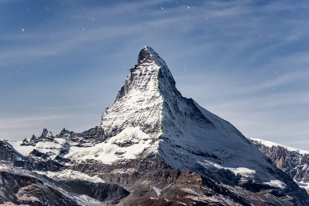 Matterhorn berg - Fineart fotografie door Jan Becke