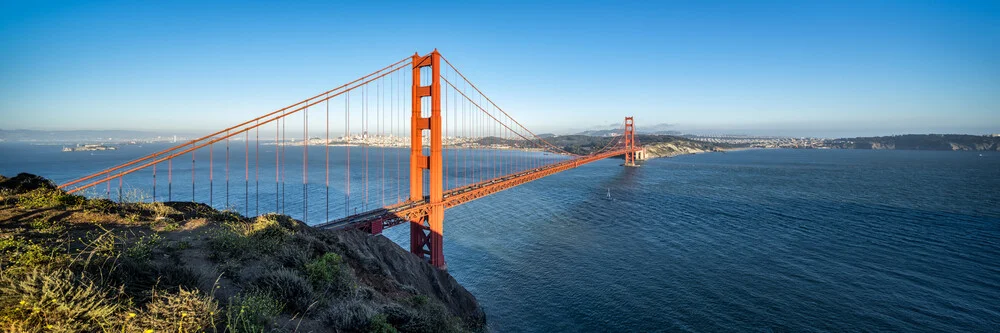 Golden Gate Bridge bij zonsondergang - Fineart fotografie door Jan Becke