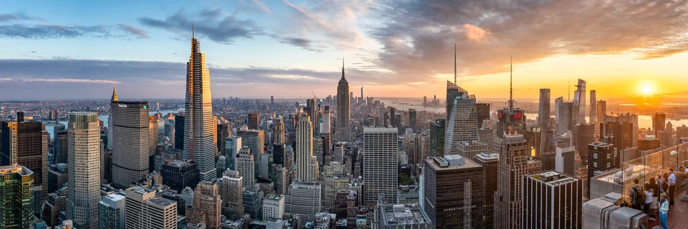De skyline van Manhattan in New York City - Fineart fotografie door Jan Becke