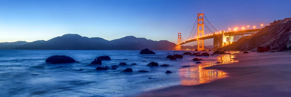 Golden Gate Bridge in San Francisco - fotokunst van Jan Becke