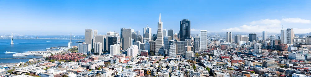 Skyline van San Francisco - Fineart fotografie door Jan Becke