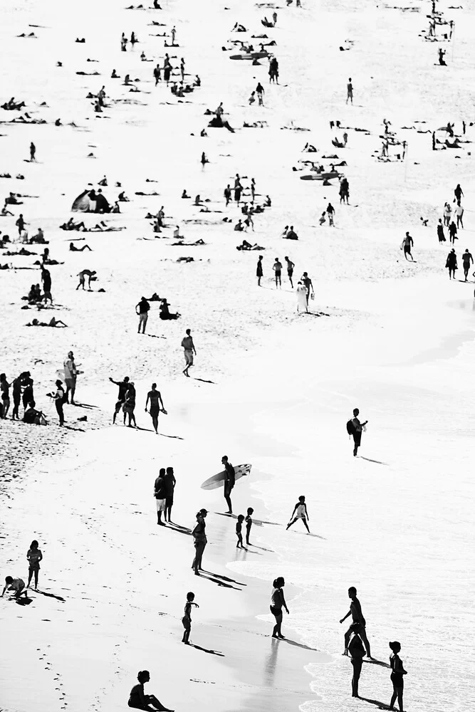 Mensen op het strand - Fineart fotografie door Kathrin Pienaar