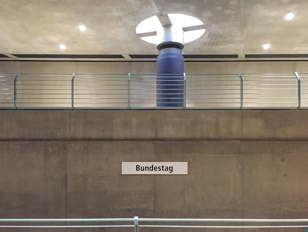 U-Bahnhof Bundestag - fotokunst van Claudio Galamini
