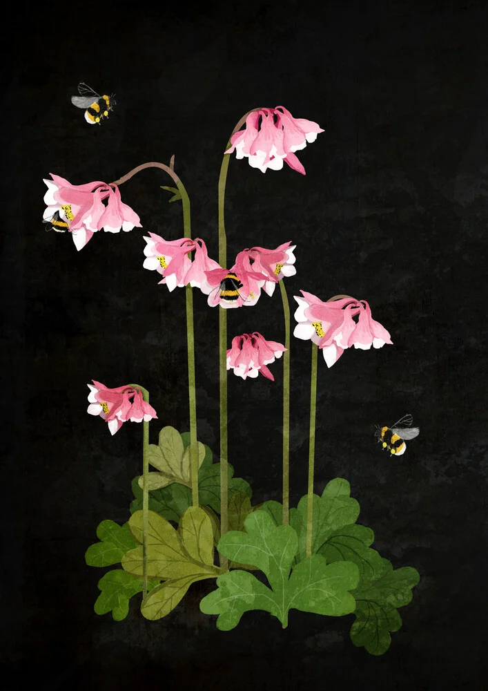 Bumble Bees - Fineart fotografie door Katherine Blower