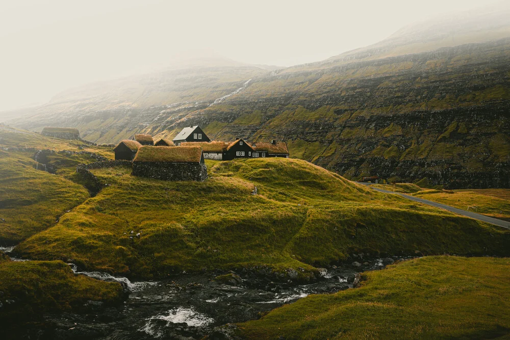 Saksun, Faeröer - Fineart fotografie door Eva Stadler