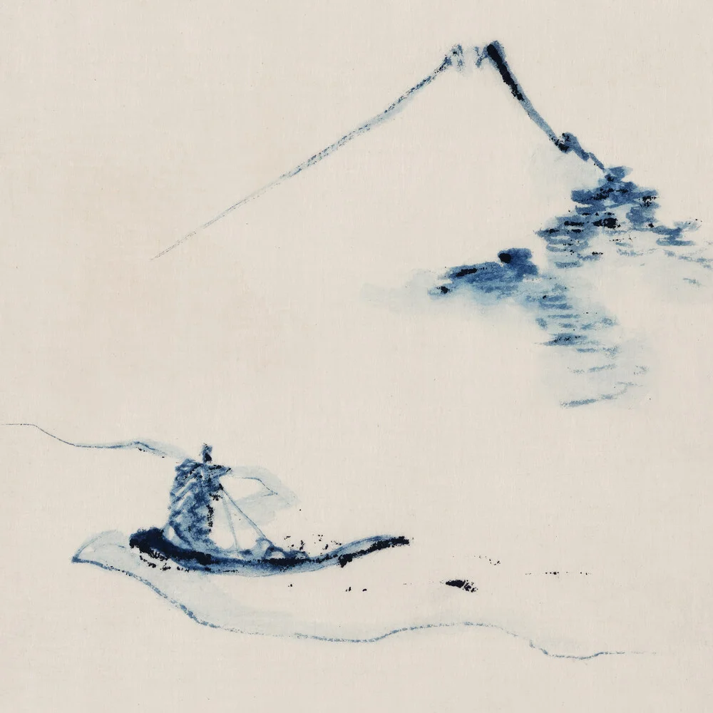 Mount Fuji door Katsushika Hokusai - Fineart fotografie door Japanese Vintage Art