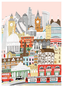 Kaitlin Mechan, Karte von London (Großbritannien, Europa)