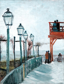 Art Classics, Vincent Van Gogh: Moulin de Blute-Fin, Montmartre - Frankrijk, Europa)