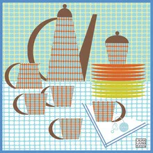 Tea Tile - Fineart fotografie door Laura Ljungkvist