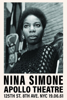 Vintage Collectie, Nina Simone in het Apollo Theater - Duitsland, Europa)