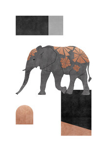 Orara Studio, Elephant Mosaic II - Hongkong, Azië)