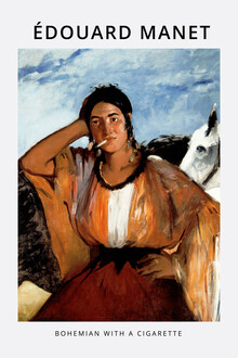 Kunstklassiekers, Edouard Manet - Frau mit Zigarette - Deutschland, Europa)