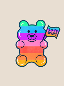 Ania Więcław, Rainbow Jelly Bear - June Pride Collection (Polen, Europa)
