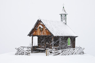 Johannes Netzer, Winter in de Alpen van Oostenrijk - Oostenrijk, Europa)