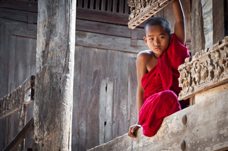 Staffan Scherz, beginnende monnik - Myanmar, Azië)