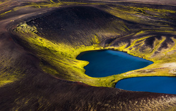 Lukas Gawenda, Luftaufnahme von Island - Herz der Natur - Eiland, Europa)