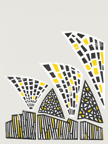 Vos En Fluweel, Abstract Sydney Opera House