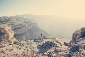 Franz Sussbauer, rotsdessert en canyon (Oman, Azië)