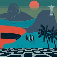 Rio de Janeiro - Fineart-fotografie door Dunia Nalu