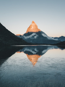 Ueli Frischknecht, zonsopgang op de Matterhorn - Zwitserland, Europa)