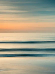 Zonsondergang aan de kust - fotokunst von Holger Nimtz