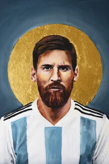 Lionel Messi - Fineart fotografie door David Diehl
