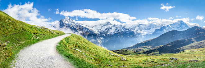 Jan Becke, Zwitserse Alpen bij Grindelwald