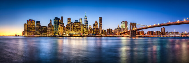 Jan Becke, de horizonpanorama van Manhattan